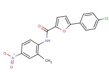 5-(4-chlorophenyl)-N-(2-methyl-4-nitrophenyl)-2-furamide