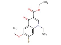 ethyl 6-ethoxy-1-ethyl-7-fluoro-4-oxo-1,4-dihydro-3-quinolinecarboxylate