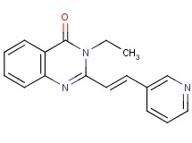 3-ethyl-2-[2-(3-pyridinyl)vinyl]-4(3H)-quinazolinone