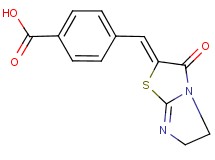 4-[(3-oxo-5,6-dihydroimidazo[2,1-b][1,3]thiazol-2(3H)-ylidene)methyl]benzoic acid