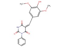 5-(4-hydroxy-3,5-dimethoxybenzylidene)-1-phenyl-2,4,6(1H,3H,5H)-pyrimidinetrione