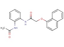 N-[2-(acetylamino)phenyl]-2-(1-naphthyloxy)acetamide