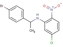 N-[1-(4-bromophenyl)ethyl]-5-chloro-2-nitroaniline