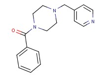 1-benzoyl-4-(4-pyridinylmethyl)piperazine