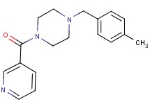1-(4-methylbenzyl)-4-(3-pyridinylcarbonyl)piperazine