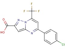 5-(4-chlorophenyl)-7-(trifluoromethyl)pyrazolo[1,5-a]pyrimidine-2-carboxylic acid