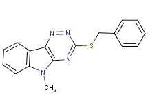 3-(benzylthio)-5-methyl-5H-[1,2,4]triazino[5,6-b]indole