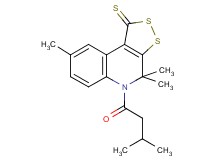 4,4,8-trimethyl-5-(3-methylbutanoyl)-4,5-dihydro-1H-[1,2]dithiolo[3,4-c]quinoline-1-thione