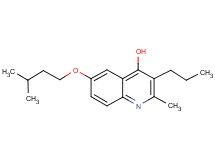 2-methyl-6-(3-methylbutoxy)-3-propyl-4-quinolinol
