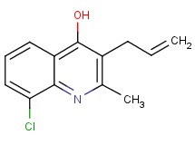 3-allyl-8-chloro-2-methyl-4-quinolinol