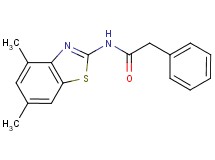 N-(4,6-dimethyl-1,3-benzothiazol-2-yl)-2-phenylacetamide