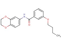3-butoxy-N-(2,3-dihydro-1,4-benzodioxin-6-yl)benzamide