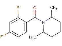 1-(2,4-difluorobenzoyl)-2,6-dimethylpiperidine