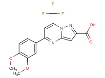 5-(3,4-dimethoxyphenyl)-7-(trifluoromethyl)pyrazolo[1,5-a]pyrimidine-2-carboxylic acid