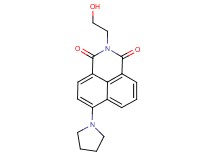 2-(2-hydroxyethyl)-6-(1-pyrrolidinyl)-1H-benzo[de]isoquinoline-1,3(2H)-dione