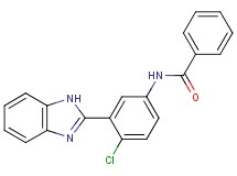 N-[3-(1H-benzimidazol-2-yl)-4-chlorophenyl]benzamide