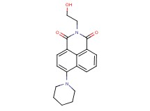 2-(2-hydroxyethyl)-6-(1-piperidinyl)-1H-benzo[de]isoquinoline-1,3(2H)-dione