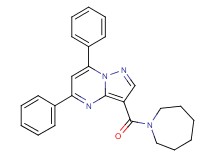 3-(1-azepanylcarbonyl)-5,7-diphenylpyrazolo[1,5-a]pyrimidine