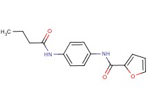 N-[4-(butyrylamino)phenyl]-2-furamide
