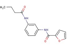 N-[3-(butyrylamino)phenyl]-2-furamide