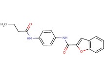 N-[4-(butyrylamino)phenyl]-1-benzofuran-2-carboxamide