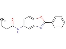 N-(2-phenyl-1,3-benzoxazol-5-yl)butanamide