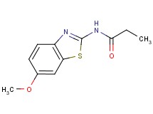 N-(6-methoxy-1,3-benzothiazol-2-yl)propanamide