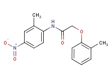 N-(2-methyl-4-nitrophenyl)-2-(2-methylphenoxy)acetamide