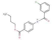 butyl 4-[(3-chlorobenzoyl)amino]benzoate