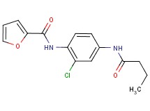N-[4-(butyrylamino)-2-chlorophenyl]-2-furamide