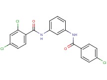 2,4-dichloro-N-{3-[(4-chlorobenzoyl)amino]phenyl}benzamide
