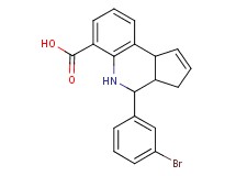 4-(3-bromophenyl)-3a,4,5,9b-tetrahydro-3H-cyclopenta[c]quinoline-6-carboxylic acid
