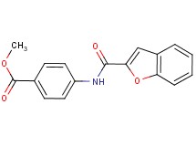 methyl 4-[(1-benzofuran-2-ylcarbonyl)amino]benzoate