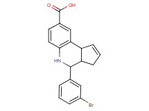 4-(3-bromophenyl)-3a,4,5,9b-tetrahydro-3H-cyclopenta[c]quinoline-8-carboxylic acid