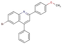 6-bromo-2-(4-methoxyphenyl)-4-phenylquinoline