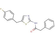 N-[5-(4-fluorobenzyl)-1,3-thiazol-2-yl]-2-phenylacetamide