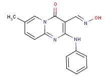 2-anilino-7-methyl-4-oxo-4H-pyrido[1,2-a]pyrimidine-3-carbaldehyde oxime
