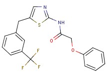 2-phenoxy-N-{5-[3-(trifluoromethyl)benzyl]-1,3-thiazol-2-yl}acetamide