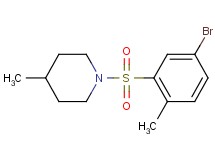 1-[(5-bromo-2-methylphenyl)sulfonyl]-4-methylpiperidine
