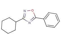 3-cyclohexyl-5-phenyl-1,2,4-oxadiazole