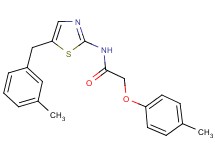 N-[5-(3-methylbenzyl)-1,3-thiazol-2-yl]-2-(4-methylphenoxy)acetamide