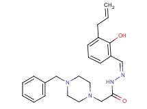 N'-(3-allyl-2-hydroxybenzylidene)-2-(4-benzyl-1-piperazinyl)acetohydrazide