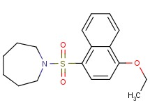 1-[(4-ethoxy-1-naphthyl)sulfonyl]azepane