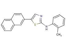 N-(2-methylphenyl)-5-(2-naphthyl)-1,3-thiazol-2-amine
