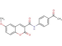 N-(4-acetylphenyl)-6-methoxy-2-oxo-2H-chromene-3-carboxamide