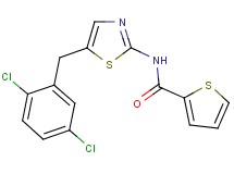 N-[5-(2,5-dichlorobenzyl)-1,3-thiazol-2-yl]-2-thiophenecarboxamide