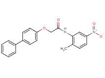 2-(4-biphenylyloxy)-N-(2-methyl-5-nitrophenyl)acetamide