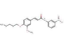 3-[3-methoxy-4-(pentyloxy)phenyl]-N-(3-nitrophenyl)acrylamide