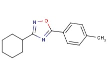 3-cyclohexyl-5-(4-methylphenyl)-1,2,4-oxadiazole
