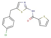 N-[5-(4-chlorobenzyl)-1,3-thiazol-2-yl]-2-thiophenecarboxamide